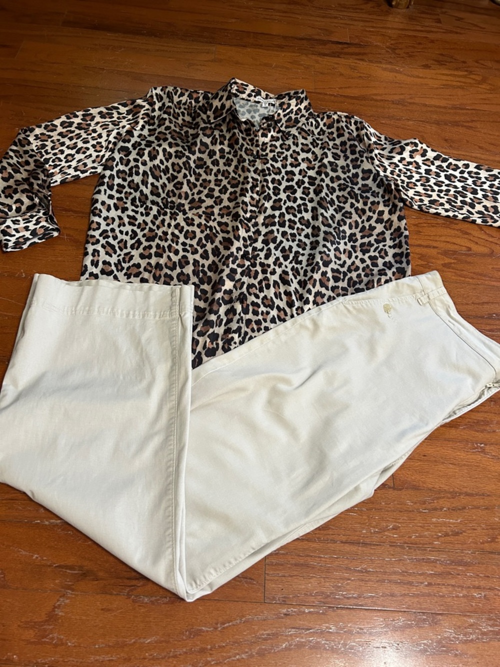 Coldwater Creek Wide Leg Chino